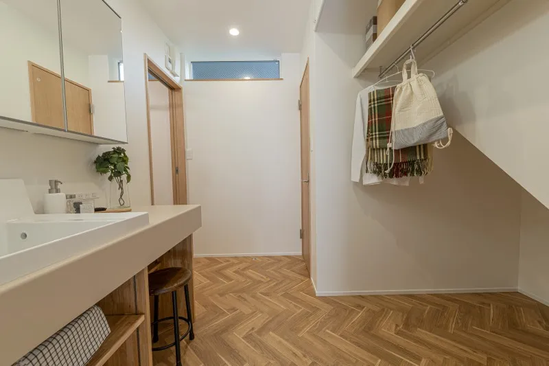 堺市注文住宅　新築・建替え　洗面･WCL