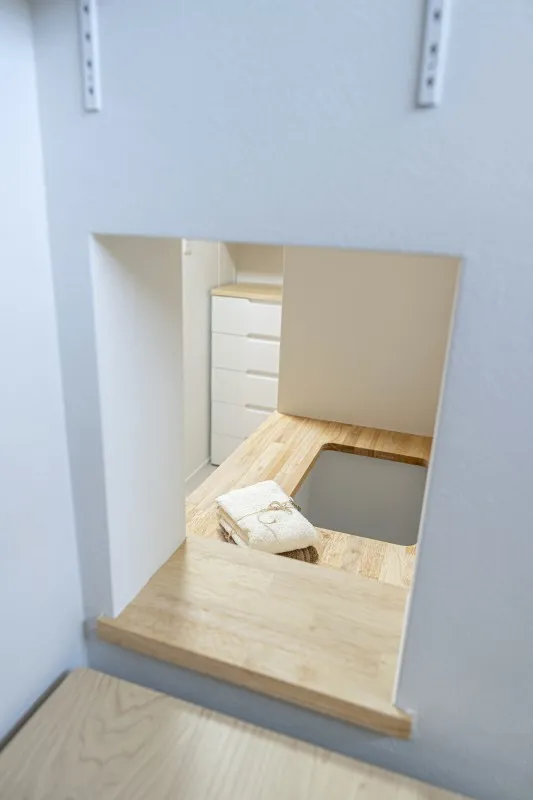 堺市注文住宅　新築・建替え　洗面から脱衣