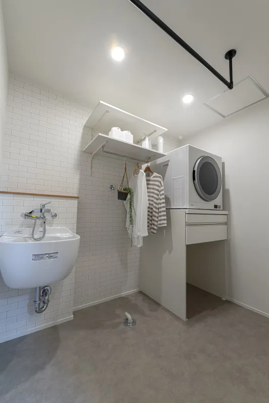 堺市注文住宅　新築・建替え　ランドリールーム乾太くん