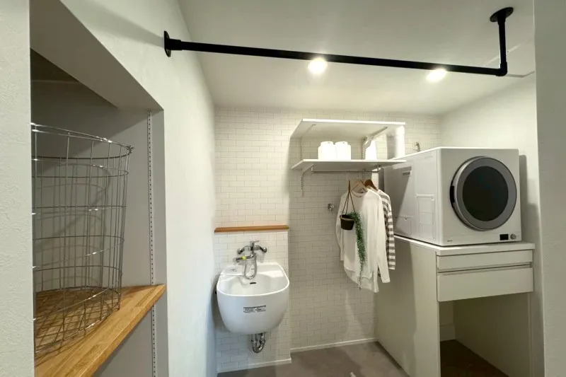 堺市注文住宅　新築・建替え　ランドリーシューター