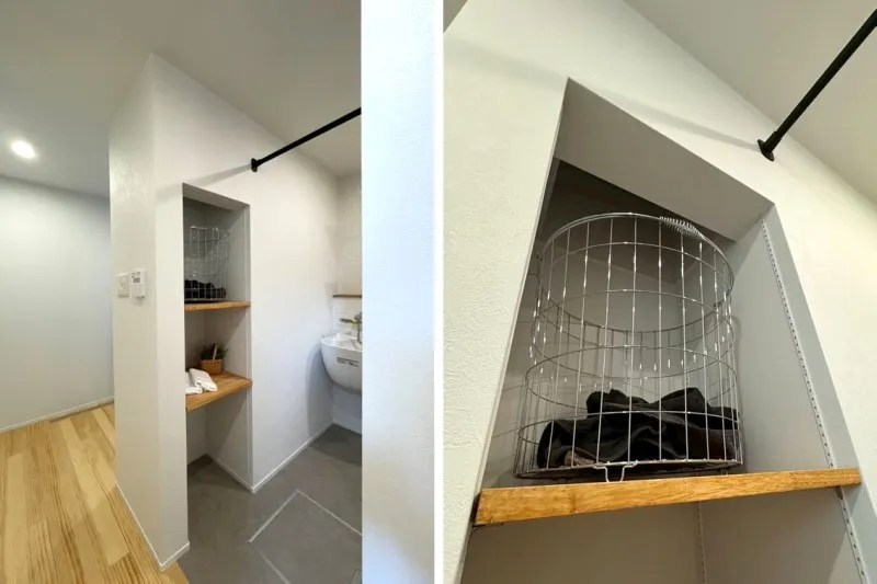 堺市注文住宅　新築・建替え　ランドリーシューター